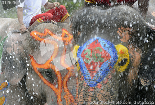 Image of ASIA THAILAND AYUTTHAYA SONGKRAN FESTIVAL