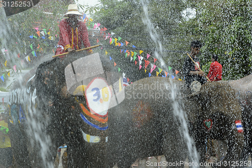 Image of ASIA THAILAND AYUTTHAYA SONGKRAN FESTIVAL