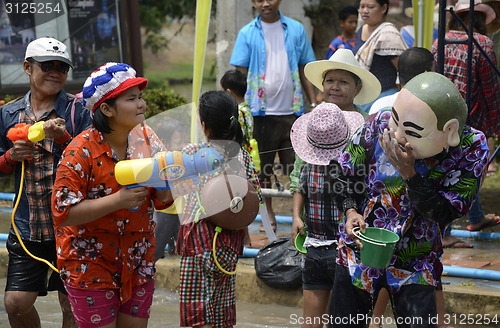 Image of ASIA THAILAND AYUTTHAYA SONGKRAN FESTIVAL