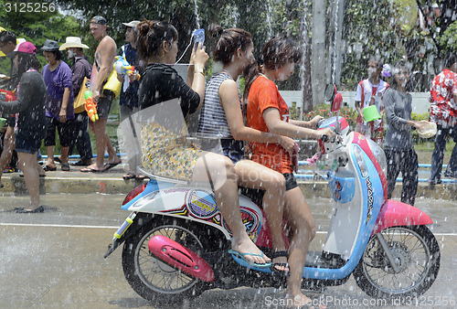 Image of ASIA THAILAND AYUTTHAYA SONGKRAN FESTIVAL