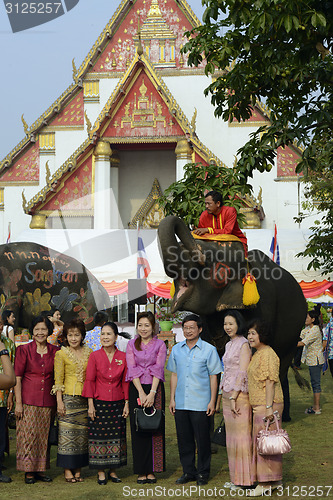 Image of ASIA THAILAND AYUTTHAYA SONGKRAN FESTIVAL