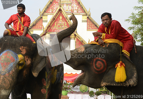 Image of ASIA THAILAND AYUTTHAYA SONGKRAN FESTIVAL