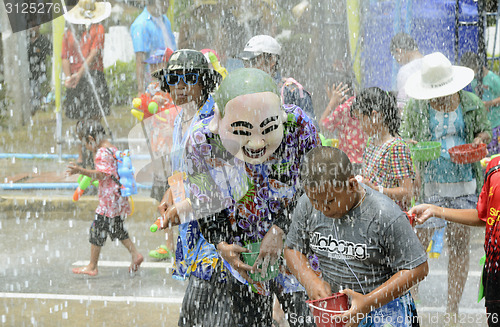 Image of ASIA THAILAND AYUTTHAYA SONGKRAN FESTIVAL