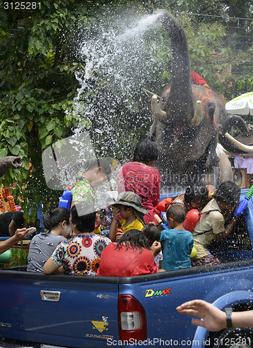 Image of ASIA THAILAND AYUTTHAYA SONGKRAN FESTIVAL