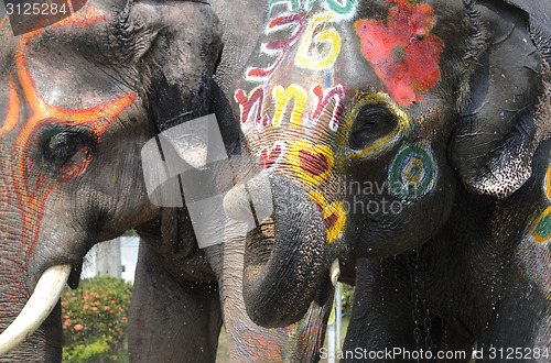 Image of ASIA THAILAND AYUTTHAYA SONGKRAN FESTIVAL