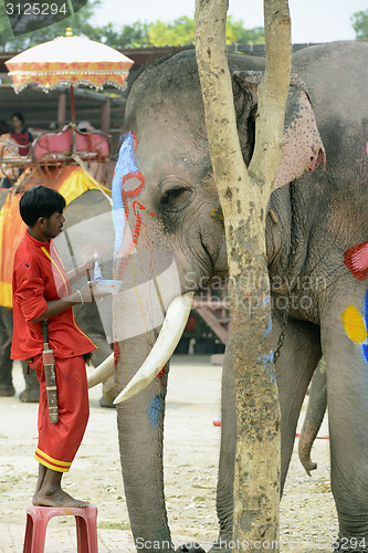 Image of ASIA THAILAND AYUTTHAYA SONGKRAN FESTIVAL