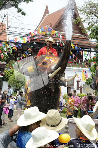 Image of ASIA THAILAND AYUTTHAYA SONGKRAN FESTIVAL