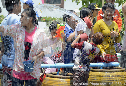 Image of ASIA THAILAND AYUTTHAYA SONGKRAN FESTIVAL