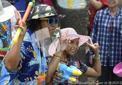 Image of ASIA THAILAND AYUTTHAYA SONGKRAN FESTIVAL