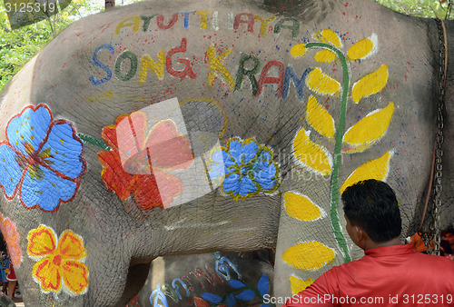 Image of ASIA THAILAND AYUTTHAYA SONGKRAN FESTIVAL