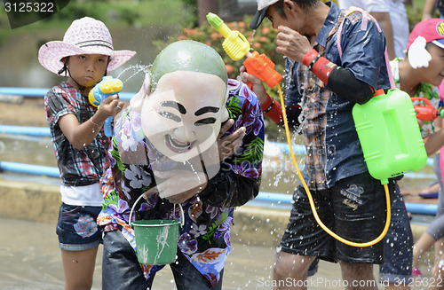 Image of ASIA THAILAND AYUTTHAYA SONGKRAN FESTIVAL