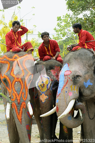 Image of ASIA THAILAND AYUTTHAYA SONGKRAN FESTIVAL