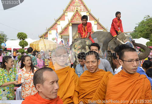 Image of ASIA THAILAND AYUTTHAYA SONGKRAN FESTIVAL