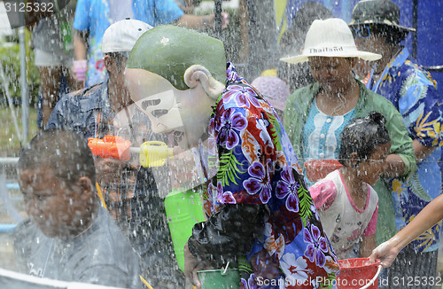 Image of ASIA THAILAND AYUTTHAYA SONGKRAN FESTIVAL