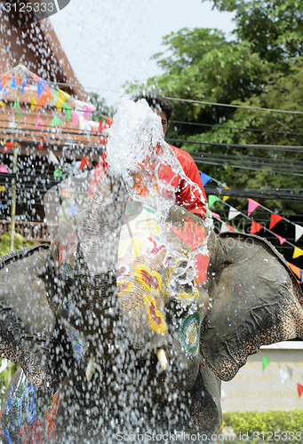 Image of ASIA THAILAND AYUTTHAYA SONGKRAN FESTIVAL