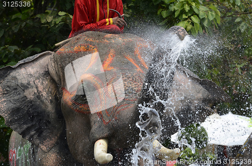 Image of ASIA THAILAND AYUTTHAYA SONGKRAN FESTIVAL