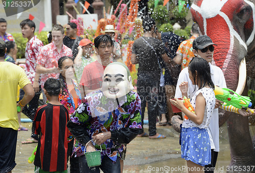 Image of ASIA THAILAND AYUTTHAYA SONGKRAN FESTIVAL