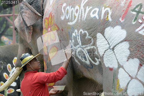 Image of ASIA THAILAND AYUTTHAYA SONGKRAN FESTIVAL