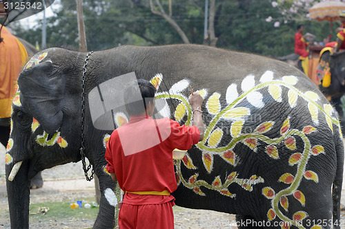 Image of ASIA THAILAND AYUTTHAYA SONGKRAN FESTIVAL