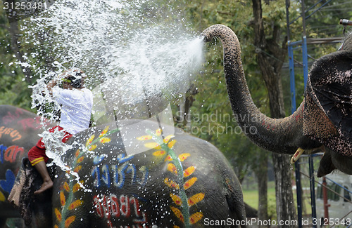 Image of ASIA THAILAND AYUTTHAYA SONGKRAN FESTIVAL