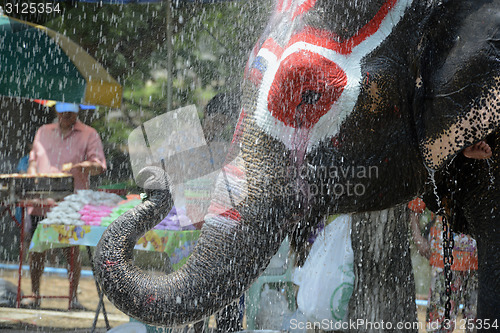 Image of ASIA THAILAND AYUTTHAYA SONGKRAN FESTIVAL