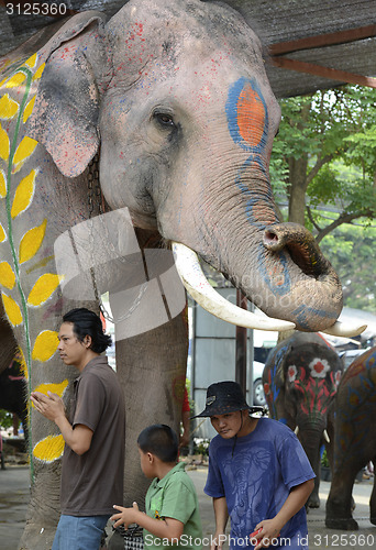 Image of ASIA THAILAND AYUTTHAYA SONGKRAN FESTIVAL