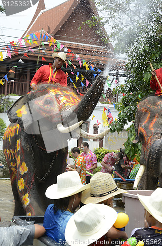 Image of ASIA THAILAND AYUTTHAYA SONGKRAN FESTIVAL