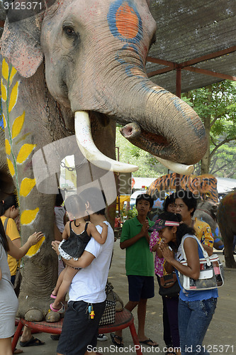 Image of ASIA THAILAND AYUTTHAYA SONGKRAN FESTIVAL