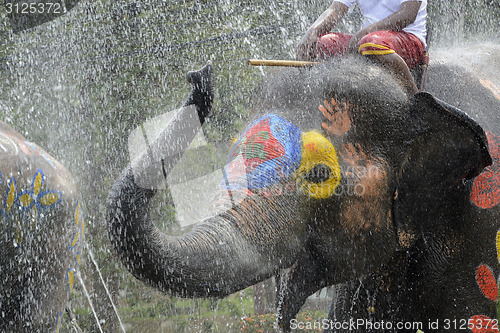 Image of ASIA THAILAND AYUTTHAYA SONGKRAN FESTIVAL