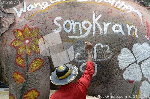 Image of ASIA THAILAND AYUTTHAYA SONGKRAN FESTIVAL