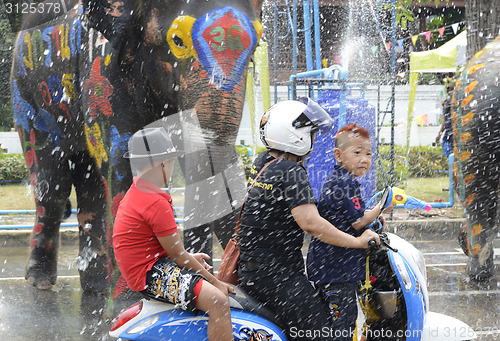 Image of ASIA THAILAND AYUTTHAYA SONGKRAN FESTIVAL