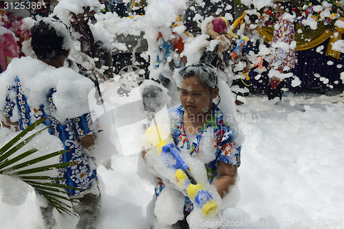 Image of ASIA THAILAND AYUTTHAYA SONGKRAN FESTIVAL
