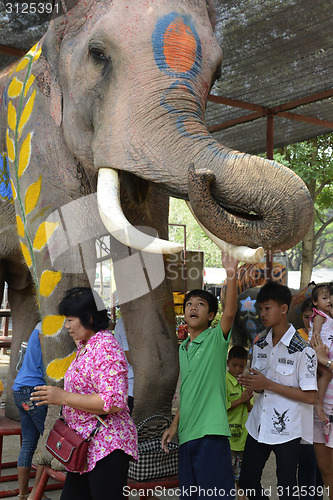 Image of ASIA THAILAND AYUTTHAYA SONGKRAN FESTIVAL