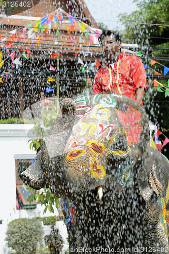 Image of ASIA THAILAND AYUTTHAYA SONGKRAN FESTIVAL