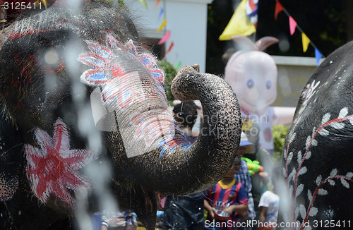 Image of ASIA THAILAND AYUTTHAYA SONGKRAN FESTIVAL