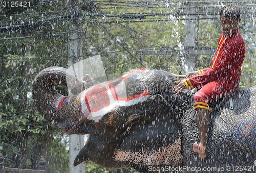 Image of ASIA THAILAND AYUTTHAYA SONGKRAN FESTIVAL