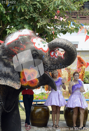 Image of ASIA THAILAND AYUTTHAYA SONGKRAN FESTIVAL