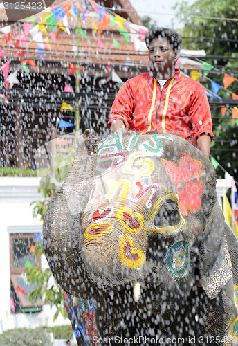 Image of ASIA THAILAND AYUTTHAYA SONGKRAN FESTIVAL