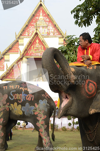 Image of ASIA THAILAND AYUTTHAYA SONGKRAN FESTIVAL