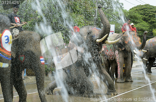 Image of ASIA THAILAND AYUTTHAYA SONGKRAN FESTIVAL