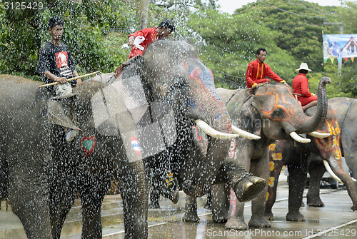 Image of ASIA THAILAND AYUTTHAYA SONGKRAN FESTIVAL