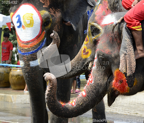 Image of ASIA THAILAND AYUTTHAYA SONGKRAN FESTIVAL