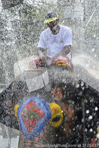 Image of ASIA THAILAND AYUTTHAYA SONGKRAN FESTIVAL