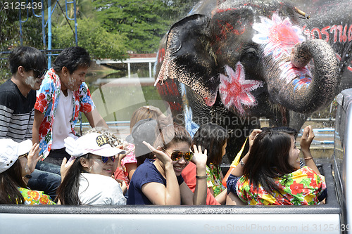 Image of ASIA THAILAND AYUTTHAYA SONGKRAN FESTIVAL