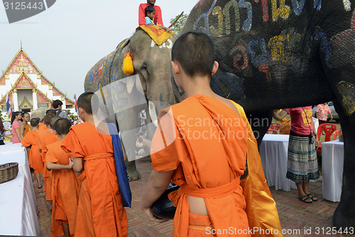 Image of ASIA THAILAND AYUTTHAYA SONGKRAN FESTIVAL