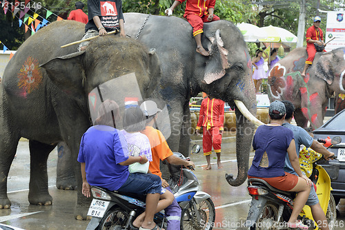 Image of ASIA THAILAND AYUTTHAYA SONGKRAN FESTIVAL