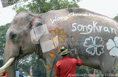 Image of ASIA THAILAND AYUTTHAYA SONGKRAN FESTIVAL