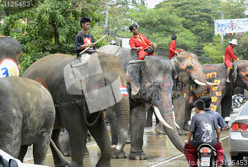 Image of ASIA THAILAND AYUTTHAYA SONGKRAN FESTIVAL