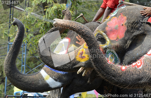 Image of ASIA THAILAND AYUTTHAYA SONGKRAN FESTIVAL