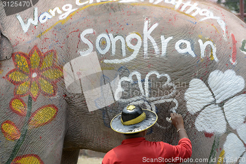 Image of ASIA THAILAND AYUTTHAYA SONGKRAN FESTIVAL